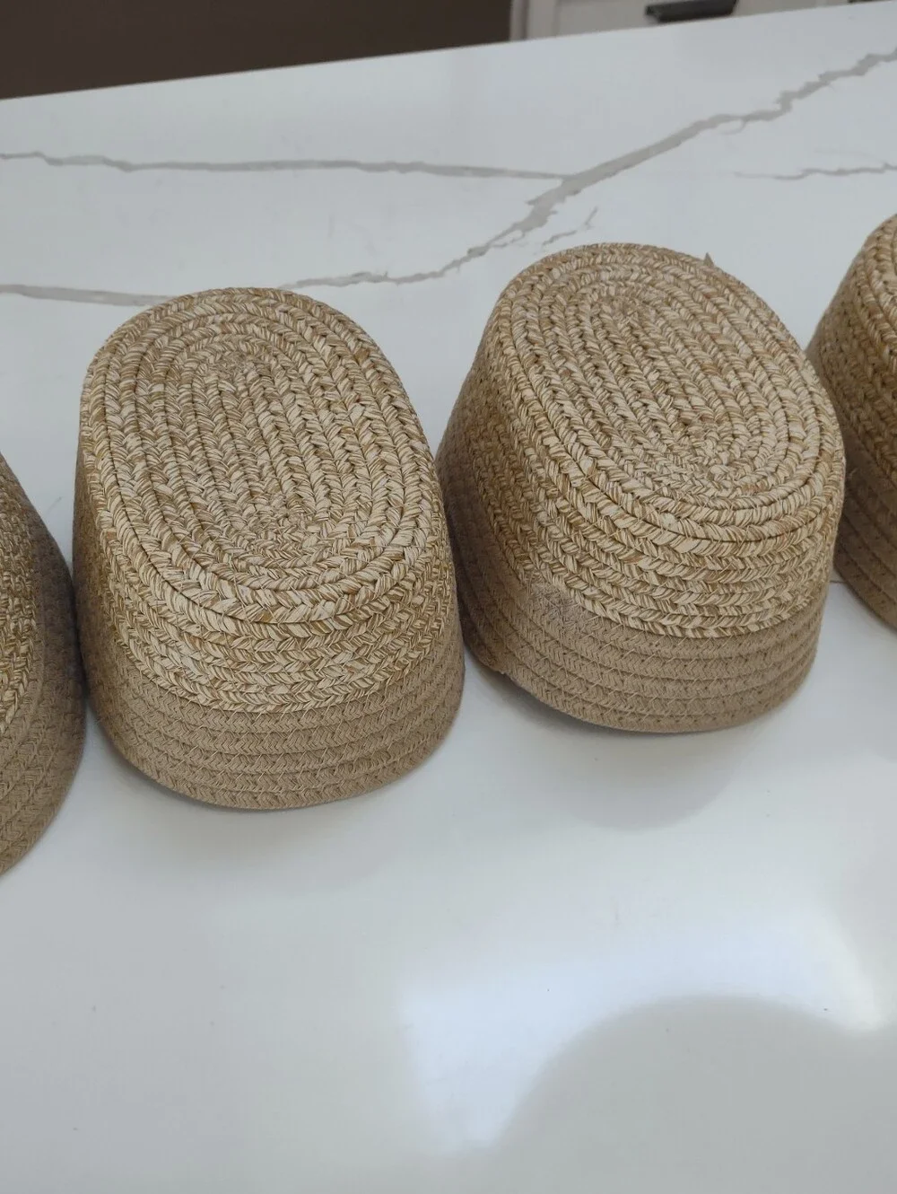 Woven Storage Baskets Set of 4 from  Target-Natural Color New With Tags
